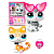 Игровой набор Littlest Pet Shop Праздники Серый кот и Рыжий кот Hasbro 01064_LPS
